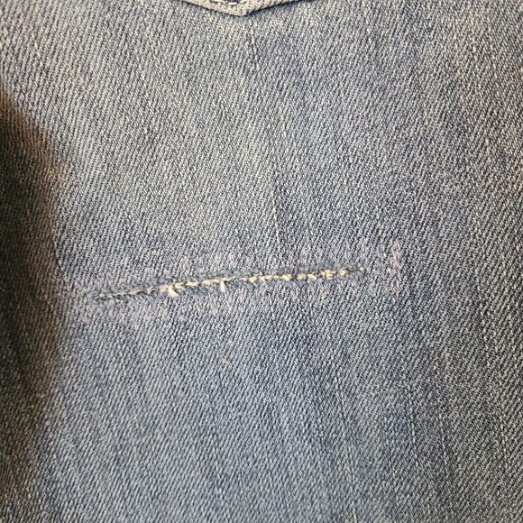 NWT IRO Straight Leg High Rise Indigo Gray Distressed Vix Ankle Jeans in Size 24 - Picture 6 of 13